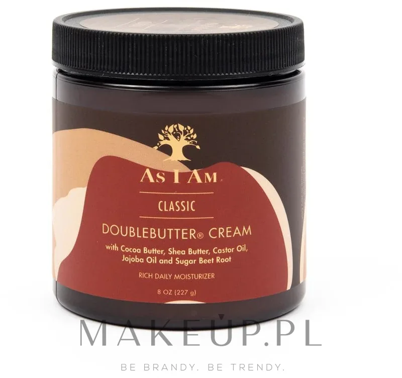 Крем для волос As I Am DoubleButter насыщенный увлажняющий, для кудрявых, с маслом ши, 227 г