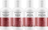 Набор для волос Revolution Haircare Bond Plex уход шампунь кондиционер и стайлинг-крем с протеинами 4x100 мл — фото 2