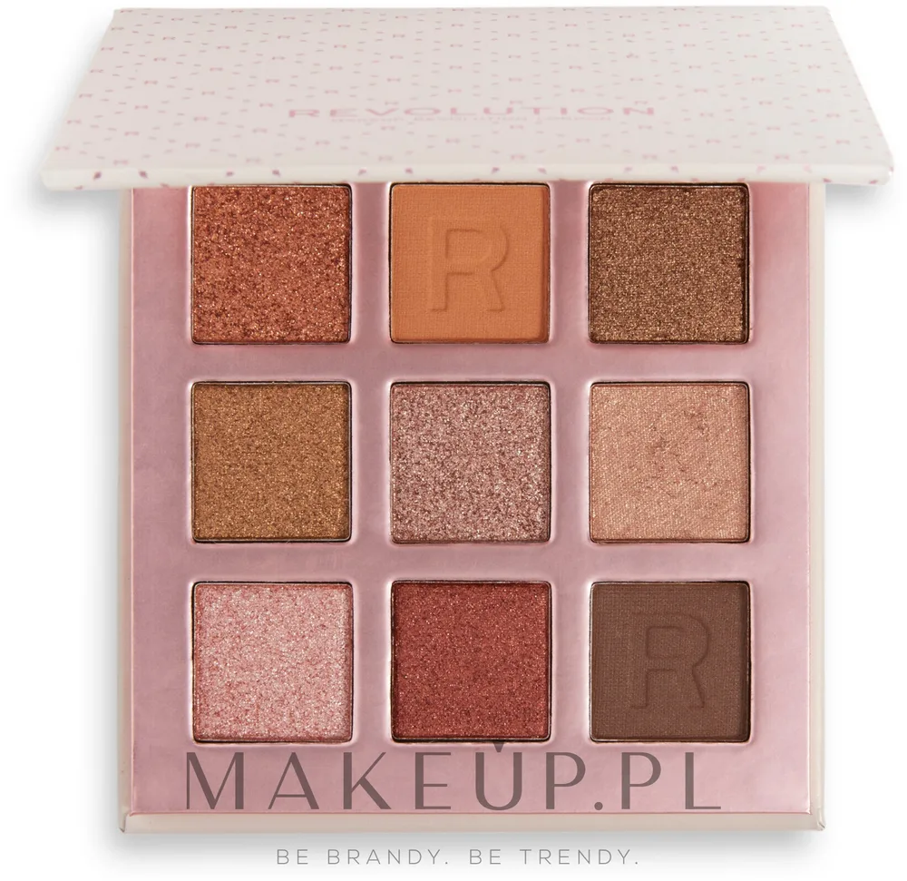 Палетка теней для век Makeup Revolution Soft Glamour Mini Dream Glow 9 оттенков