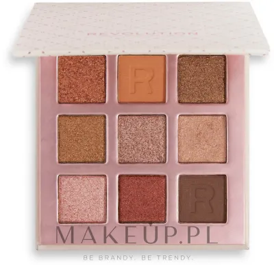 Палетка теней для век Makeup Revolution Soft Glamour Mini Dream Glow 9 оттенков