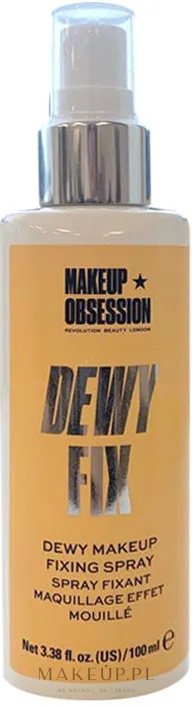 Спрей для фиксации макияжа Makeup Obsession Dewy Fix увлажняющий, для сухой кожи, 100 мл