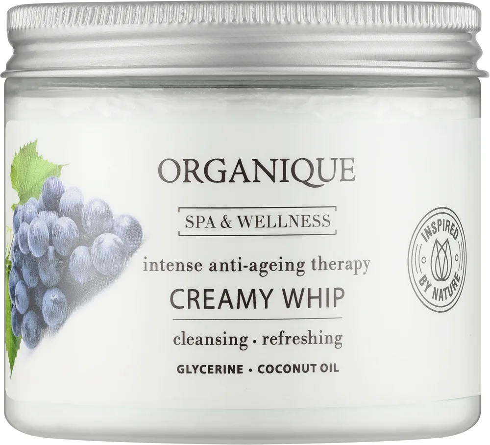 Антивозрастная пенка для мытья тела Organique Cleansing Ritual с экстрактом винограда, 200 мл