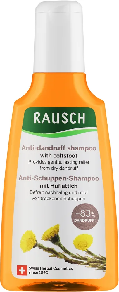 Шампунь против перхоти Rausch Anti-Schuppen-Shampoo с мать-и-мачехой, 200 мл