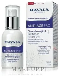 Дневная сыворотка для лица Mavala Anti-Age Pro Chronobiological против морщин с хронопептидами и стволовыми клетками 30 мл