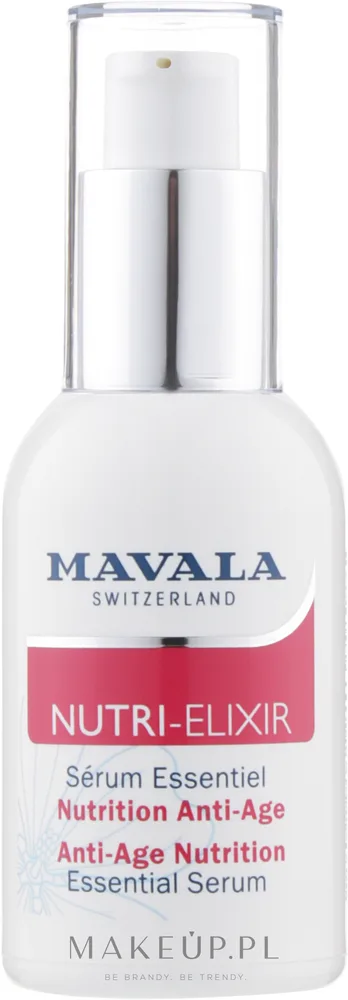 Сыворотка для лица и вокруг глаз Mavala SkinSolution Nutri-Elixir питательная антивозрастная с маслами 30 мл