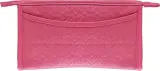 Косметичка Top Choice Stitch 98352 стеганая экокожа розовая 21,5х12,5х6 см — фото 1