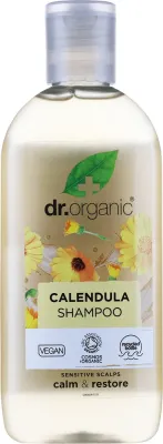 Шампунь без отдушек Dr Organic Fragrance Free с календулой и алоэ, 265 мл