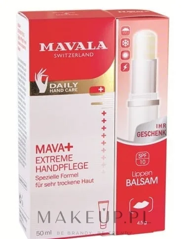 Набор Mavala Mava концентрированный крем для рук и бальзам для губ SPF10 с маслом ши 50 мл+4.5 г