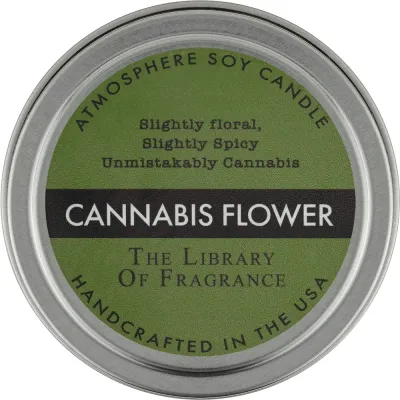 Demeter Fragrance Demeter Fragrance The Library of Fragrance Cannabis Flower Atmosphere Soy Candle - Demeter Cannabis Flower / Соевая ароматическая свеча, цветочно-пряный аромат, 170 г