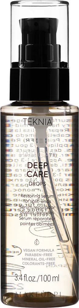 Лосьон для волос Lakme Teknia Deep Care Drops сыворотка для секущихся кончиков 100 мл