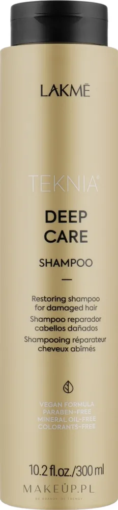 Регенерирующий шампунь Lakmé Teknia Deep Care для повреждённых волос