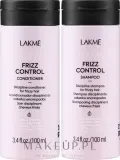 Набор для непослушных волос Lakme Teknia Frizz Control шампунь без сульфатов и кондиционер с чиа 2x100 мл — фото 2