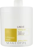 Маска для волос Lakmé K.Therapy Repair питательная, для сухих волос, масло бабассу, масло макадамии, витамин C, амодиметикон, 250 мл — фото 3