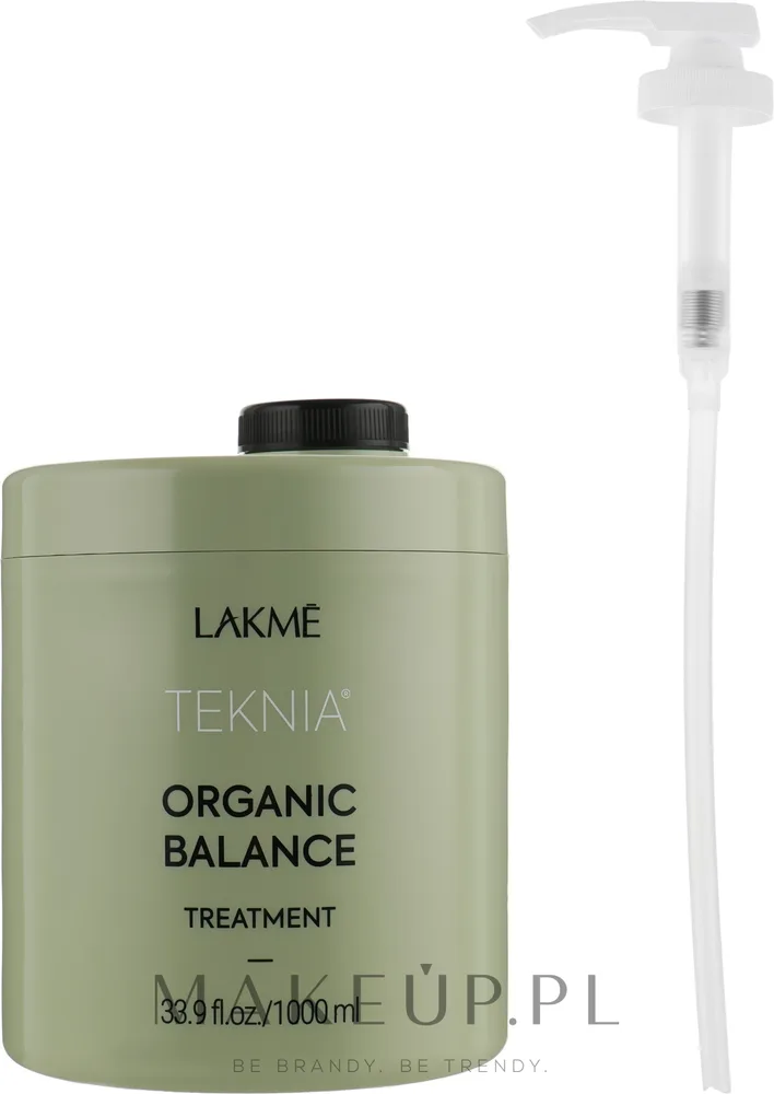 Маска для волос Lakmé Teknia Organic Balance увлажняющая, для всех типов волос, масло кукуи, морская вода, масло имбиря, веганская