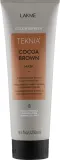 Маска для волос Lakmé Teknia Cocoa Brown тонирующая, для каштановых волос, экстракт какао, тонирующие пигменты, керамид 3, масло лимона, 250 мл — фото 1