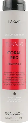 Шампунь Lakme Teknia Coral Red Shampoo для освежения красных и коралловых оттенков волос, 300 мл