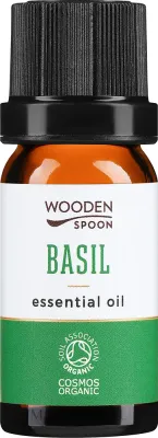 Эфирное масло Wooden Spoon Базилик 5 мл натуральное пряное для ванны и массажа