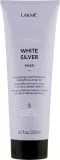 Маска для волос Lakmé Teknia White Silver тонирующая, для светлых и седых волос, фиолетовый пигмент, экстракт лотоса, керамид 3, 250 мл — фото 1
