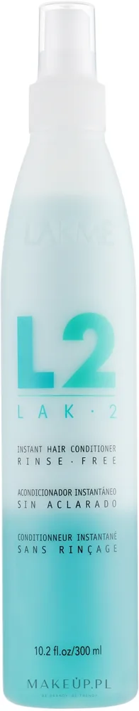 Двухфазный несмываемый кондиционер для волос Lakme L2 Classic Instant Detangling Conditioner, 100 мл