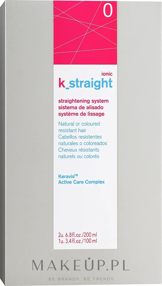 Профессиональный набор для выпрямления волос Lakme K-Straight Ionic 0 с церамидами и кератином