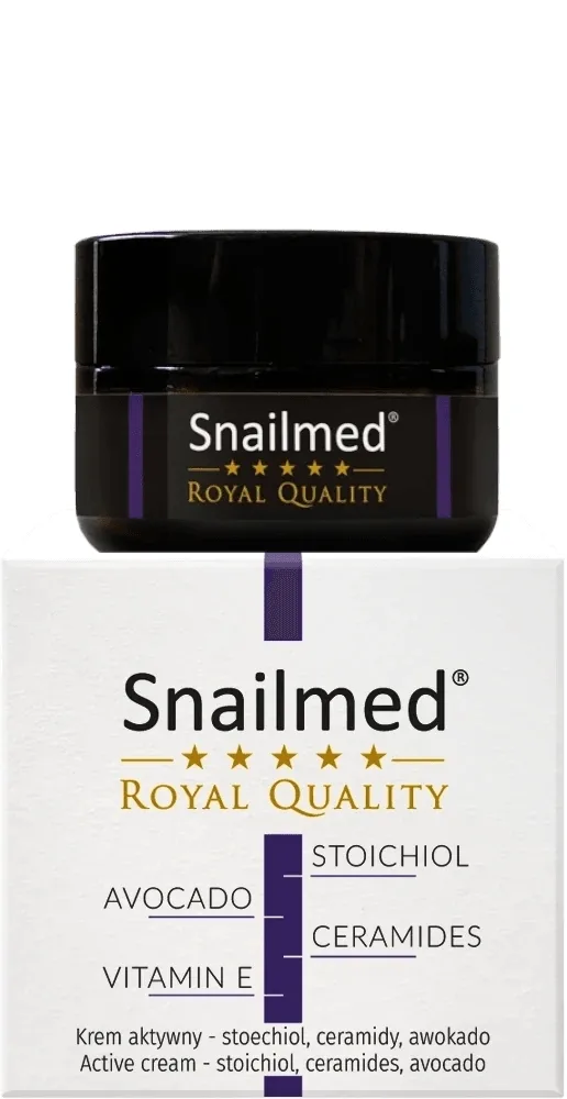 Крем для лица мужской Snailmed Royal Quality против морщин