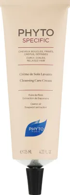 Крем для мытья волос Phyto Specific Cleansing Care очищающий, для кудрявых, с касторовым маслом, 125 мл