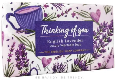 Мыло The English Soap Company English Lavender Thinking Of You с лавандой и маслом ши, 190 г