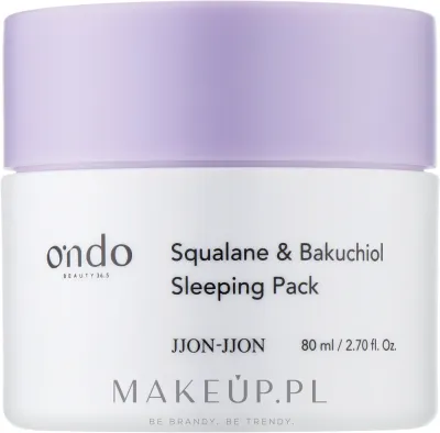 Ondo Beauty 36.5 Squalane & Bakuchiol Sleeping Pack — ночная маска для лица с бакучиолом и скваланом, 80 мл
