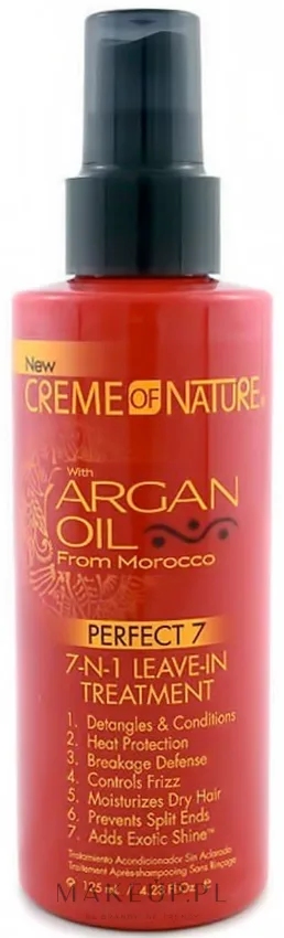 Несмываемый спрей-уход 7 в 1 Creme of Nature Argan Oil Perfect с маслом арганы, 150 мл