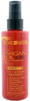 Несмываемый спрей-уход 7 в 1 Creme of Nature Argan Oil Perfect с маслом арганы, 150 мл