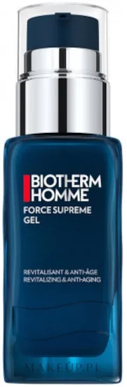 Гель для лица Biotherm Homme Force Supreme с экстрактом водорослей для зрелой кожи для мужчин 50 мл