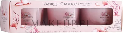 Набор ароматических свечей Yankee Candle Pink Sands 3x37 г