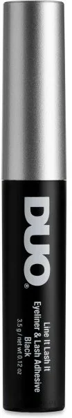 Подводка для глаз Ardell Duo 2in1 Eyeliner and Lash Adhesive с клеем для накладных ресниц, водостойкая, 3,5 г, оттенок Black