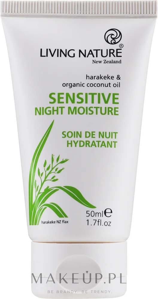 Крем для лица ночной Living Nature Sensitive чувствительная кожа 50 мл