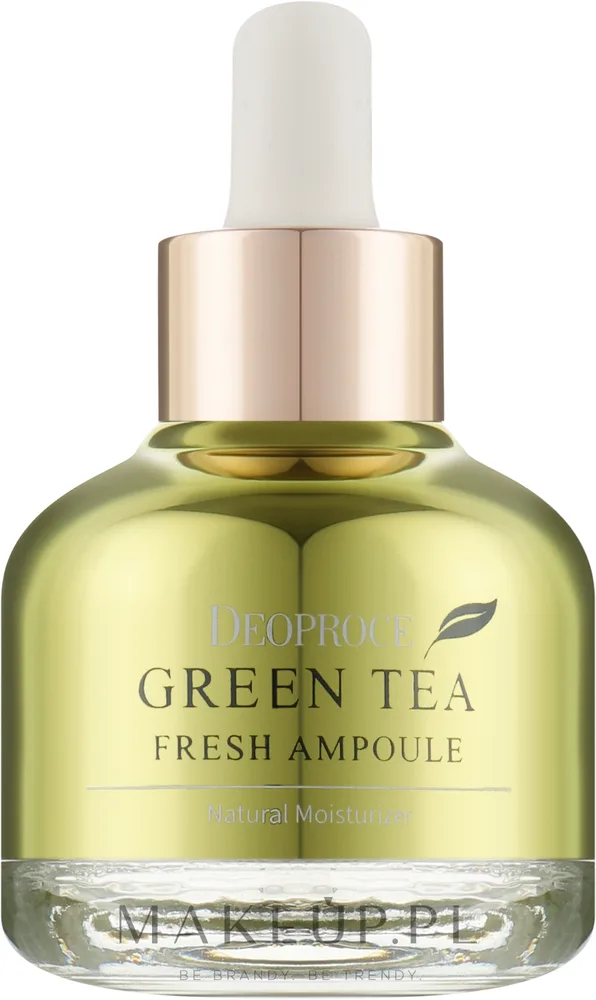 Сыворотка-ампула для лица Deoproce Green Tea с зелёным чаем увлажняющая успокаивающая 30 мл