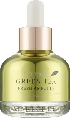 Сыворотка-ампула для лица Deoproce Green Tea с зелёным чаем увлажняющая успокаивающая 30 мл