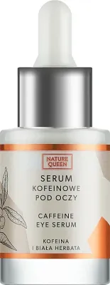 Сыворотка для области вокруг глаз Nature Queen Kaffeine с кофеином водой камелии и маслом абрикоса для зрелой кожи 10 мл