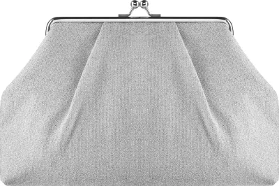 Косметичка Top Choice Twinkle 98727 светло-серая с блеском 18х2х30 см