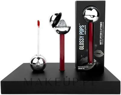 Помада и база под помаду Glossy Pops Velvet Stain Matte Lipstain and Lip Primer 2 в 1, матовая, с ванильным ароматом, 9,6 г