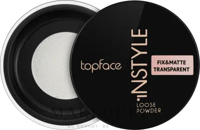 Рассыпчатая пудра TopFace Perfective Instyle Loose Powder для лица матирующая, 10 г
