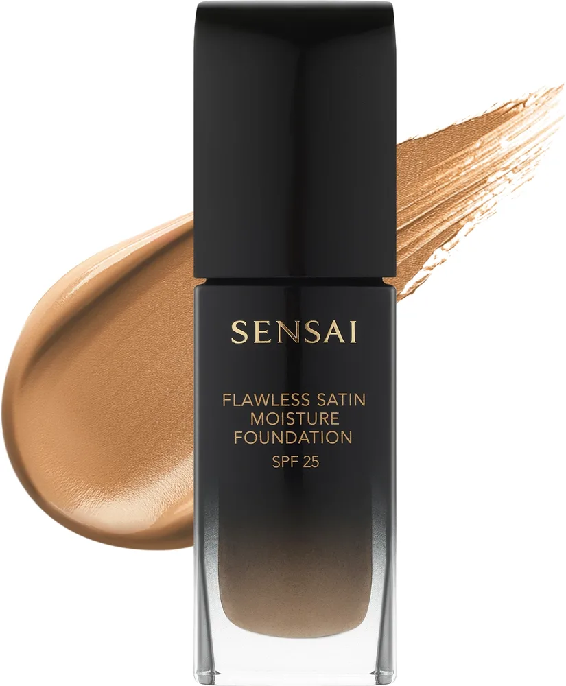 Увлажняющий тональный флюид Sensai Flawless Satin Moisture Foundation сатиновый SPF 25, 30 мл, оттенок FS103 - Sand Beige