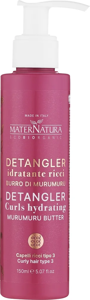 Крем для волос MaterNatura Murumuru разглаживающий, для распутывания, для кудрявых, веган, 150 мл