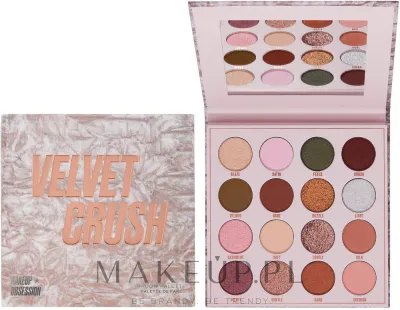 Палетка теней для век Makeup Obsession Velvet Crush Eyeshadow Palette 16 оттенков