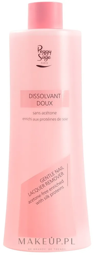 Peggy Sage Gentle Nail Lacquer Remover деликатная жидкость для снятия лака с шёлком и касторовым маслом