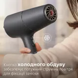 Фен Philips 5000 Series BHD504/00 2100 Вт, ионизация, ThermoShield — фото 7