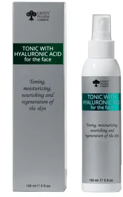 Тоник Green Pharm Cosmetic с гиалуроновой кислотой, коллагеном и ретинолом PH 5,5