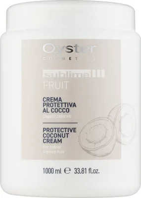 Oyster Cosmetics Oyster Cosmetics Sublime Fruit Coconut Extract Mask - Маска для волос Oyster Sublime Fruit для окрашенных волос, экстракт кокоса, кокосовое масло, меланин, супероксиддисмутаза, 1000 мл