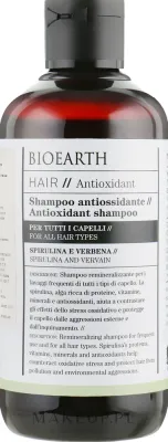 Шампунь Bioearth Hair Antioxidant Shampoo органический с водорослями и центеллой для всех типов волос, 250 мл