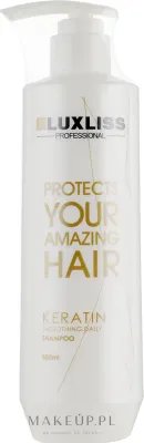 Шампунь Luxliss Keratin Daily Care с кератином и маслом арганы для ежедневного домашнего ухода