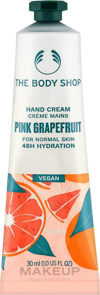 Крем для рук The Body Shop Pink Grapefruit веганский с маслом ши и розовым грейпфрутом 30 мл